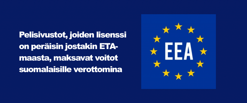 Kasinot ETA-lisenssillä = verovapaita