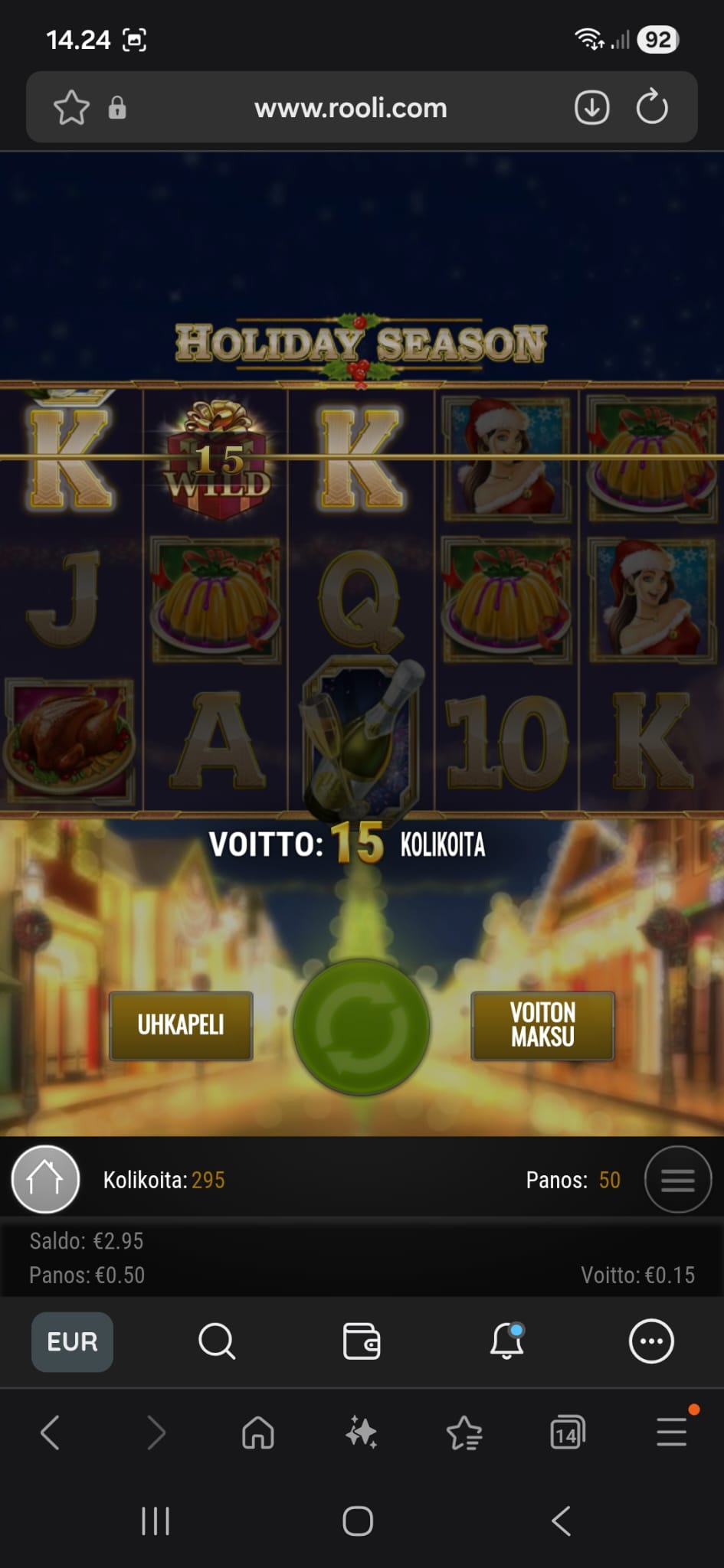 Voittoja ei näkynyt