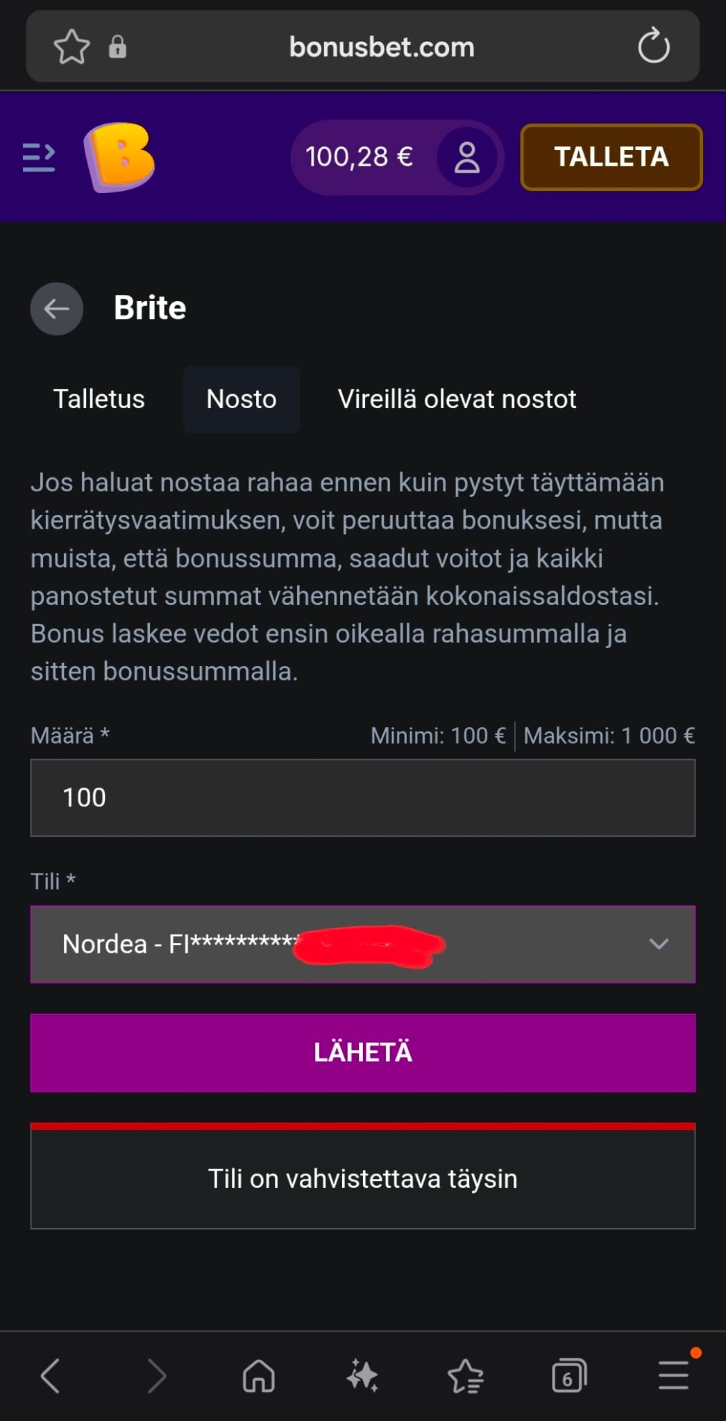 Vahvistus tarvittiin vielä