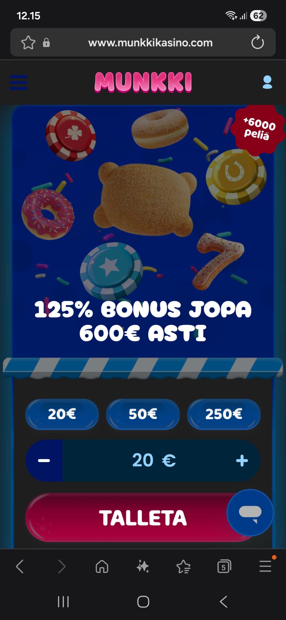 Iso etu odottaa Munkilla