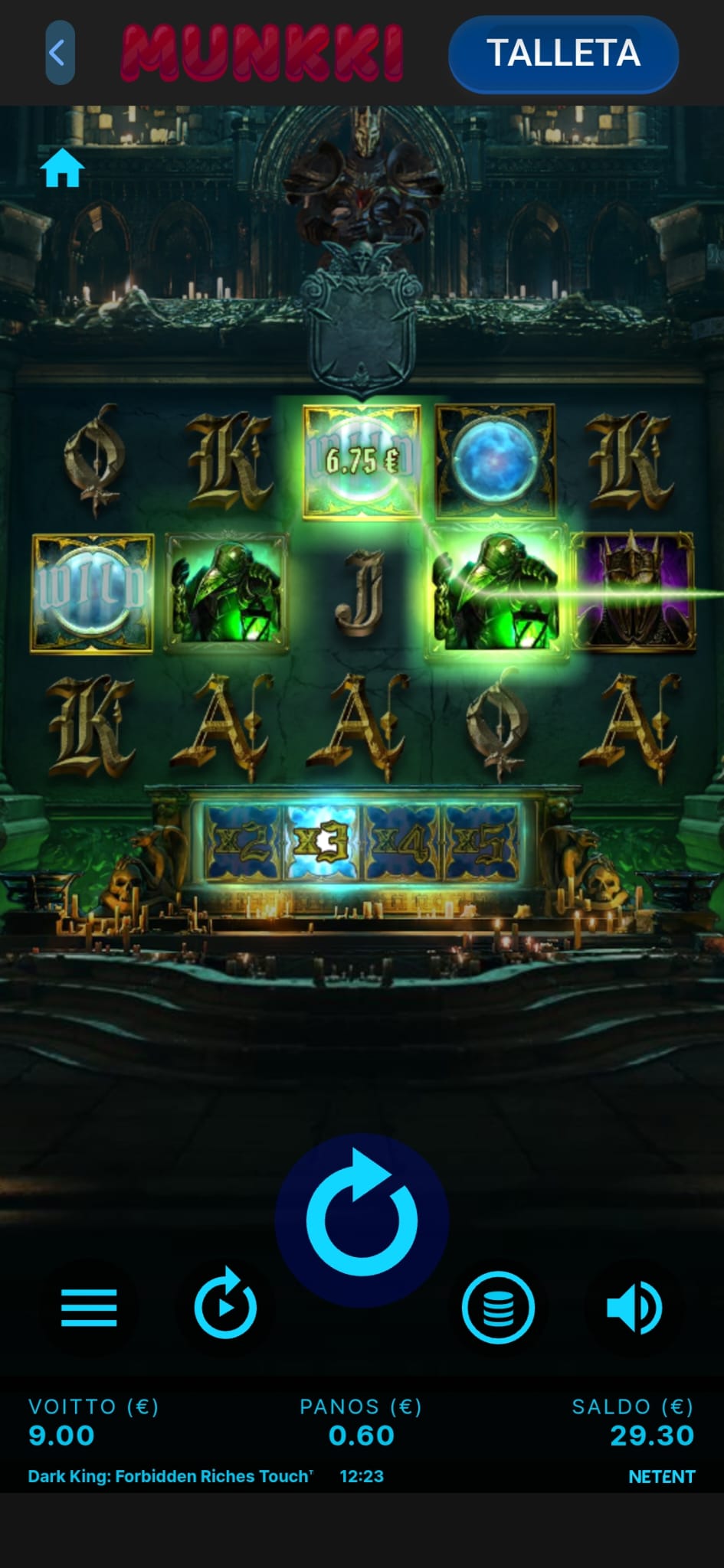 Mukava voitto kuvattuna